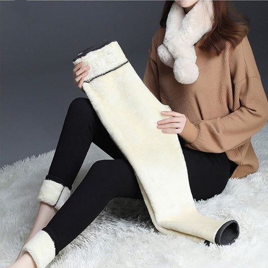 Nora - Gefütterte, extra warme Fleece - Leggings für Damen - Livezo