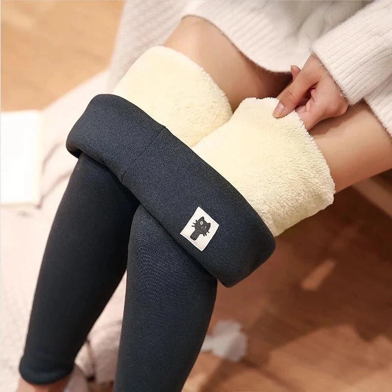 Nora - Gefütterte, extra warme Fleece - Leggings für Damen - Livezo
