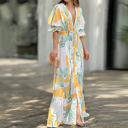 Olivia | Anmutiges Maxikleid mit romantischen Details - Livezo