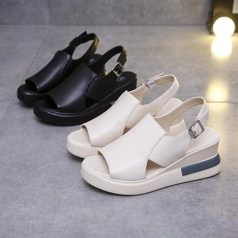 Orthopädische Damensandalen mit Fußgewölbestütze und Komfortdesign - Livezo