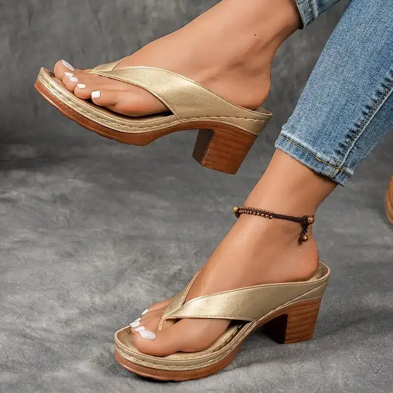 Orthopädische High Heel Sandalen für Damen Bequeme Stylische Schuhe - Livezo