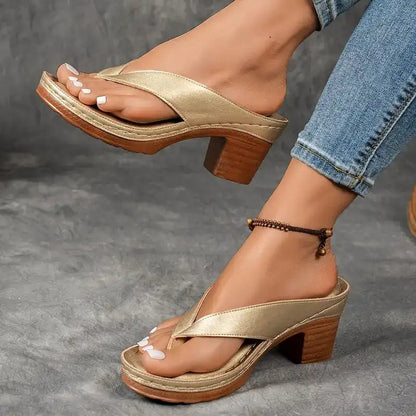 Orthopädische High Heel Sandalen für Damen Bequeme Stylische Schuhe - Livezo