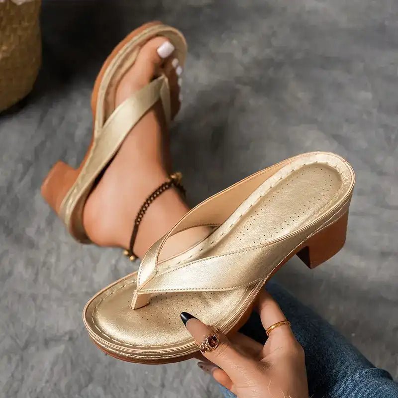 Orthopädische High Heel Sandalen für Damen Bequeme Stylische Schuhe - Livezo