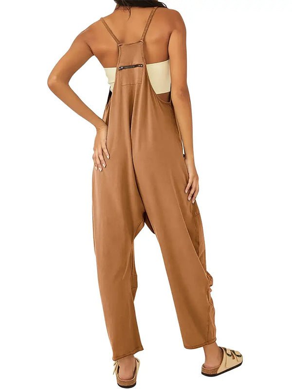 Oversize - Overall mit großen Klappentaschen für Damen - Livezo