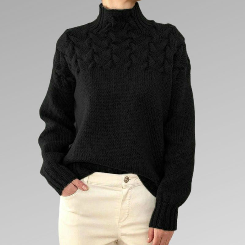 Pam - Eleganter und Warmer Rollkragenpullover - Livezo