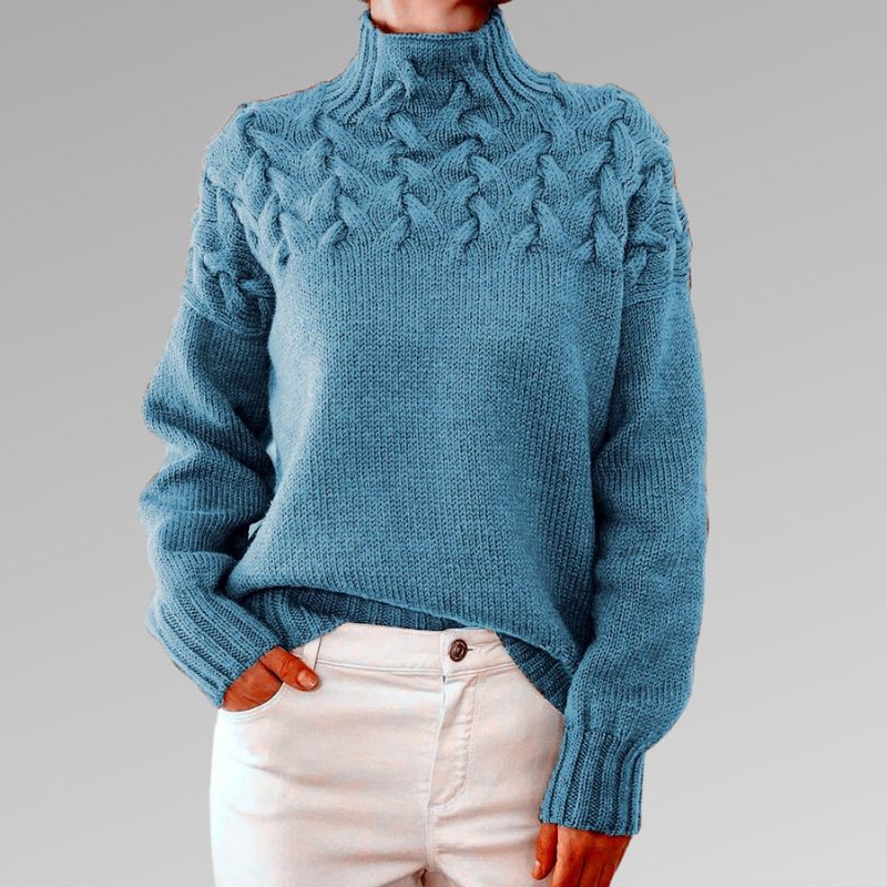 Pam - Eleganter und Warmer Rollkragenpullover - Livezo