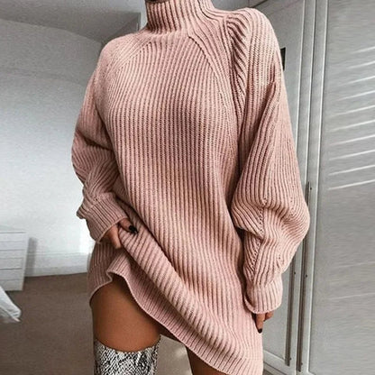 Patrizia - Langärmeliges Pulloverkleid aus Strick - Livezo