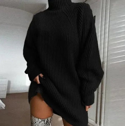 Patrizia - Langärmeliges Pulloverkleid aus Strick - Livezo