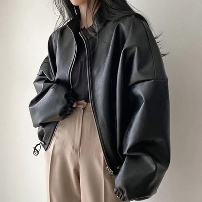 Personalisierte Hip - Hop PU - Lederjacke - Livezo