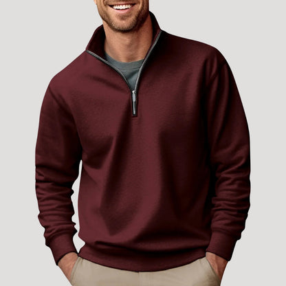 Men's Classic Quarter-Zip Sweater