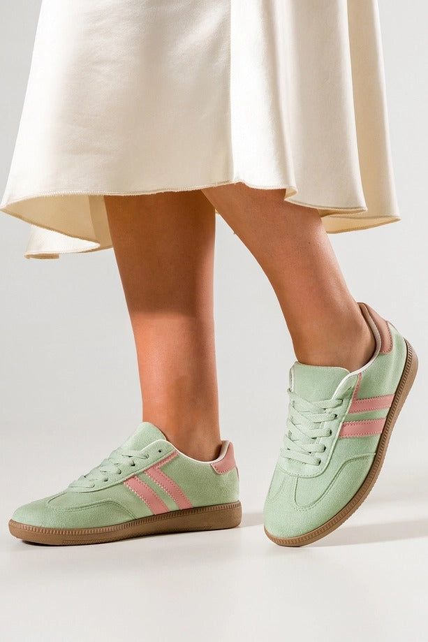 Winona Retro-Sneakern in Mintgrün