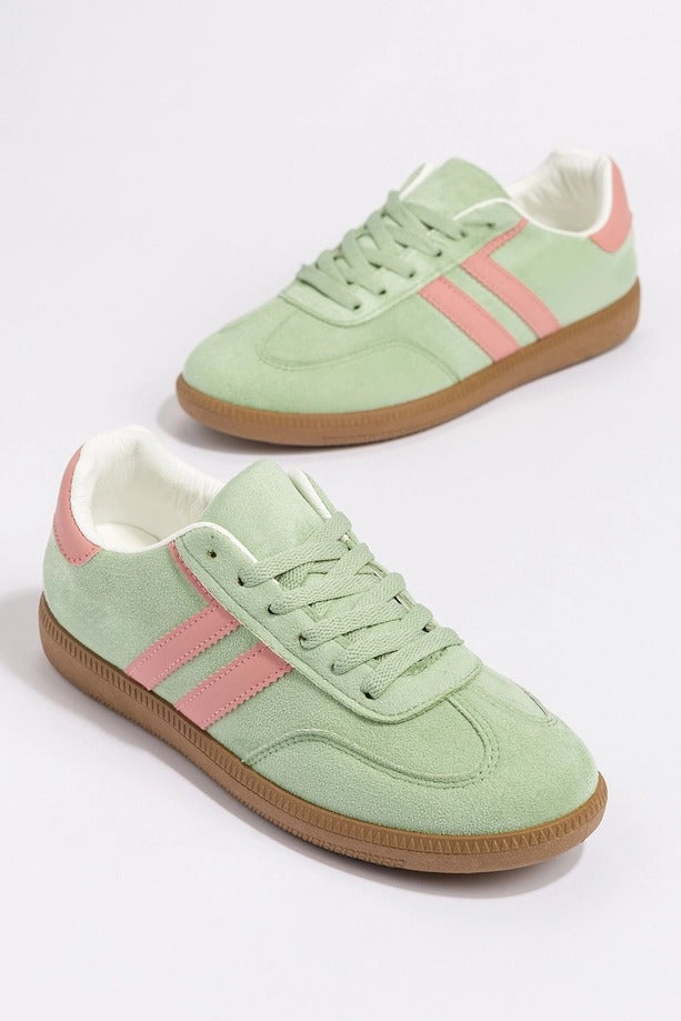 Winona Retro-Sneakern in Mintgrün