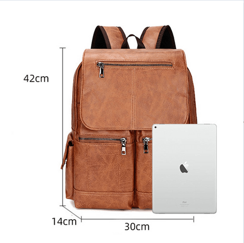 Premium Genuine Leather Backpack - Harren Cole