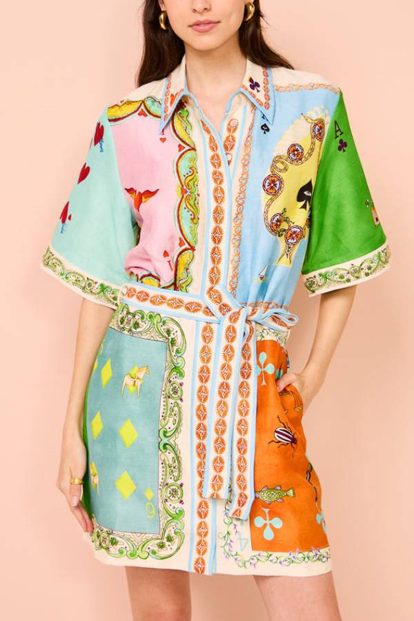 Printed Mini Dress - 🌸 Blühe auf – mit Stil! - Livezo