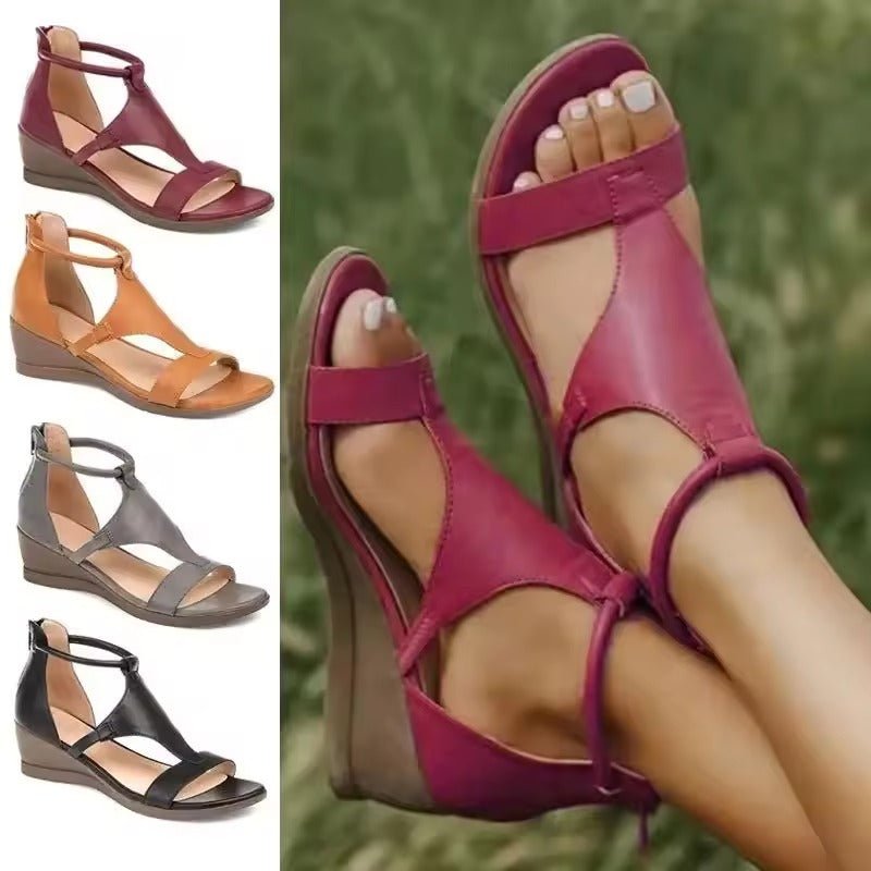 Rachel | Orthopädische Ledersandalen - Livezo