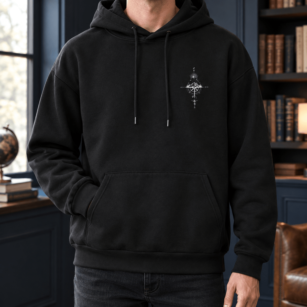 Relaxed Graphic Pullover Hoodie - Harren Cole