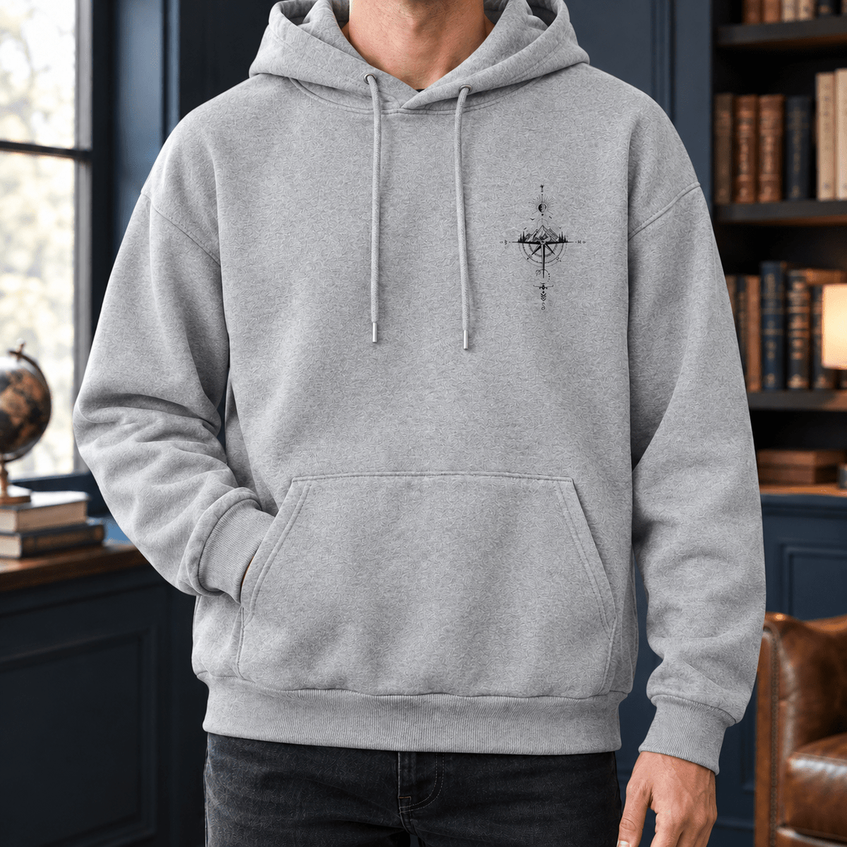 Relaxed Graphic Pullover Hoodie - Harren Cole