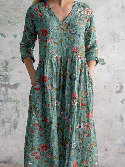 Renate | Luftiges Sommerkleid | Bohemian - Livezo