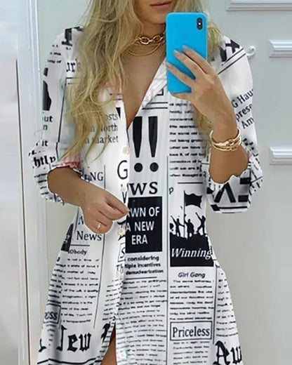 Retro Chic Polo Kleid - Livezo