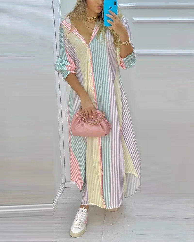 Retro Chic Polo Kleid - Livezo