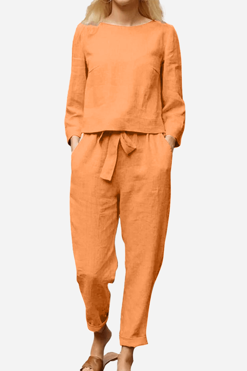 Retro Linen Two - Piece Set - Zeitloses Design! - Livezo