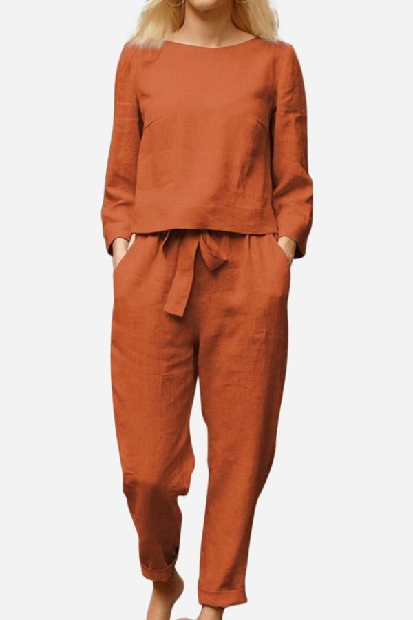 Retro Linen Two - Piece Set - Zeitloses Design! - Livezo