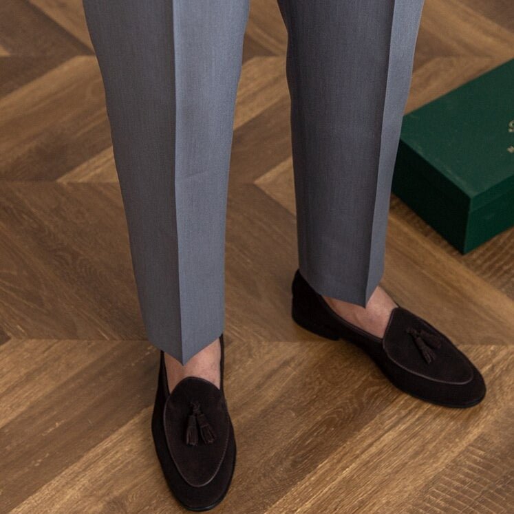 Romeo - Herren Gurkha - Hose – Hochbund, Retro - Design, Business - Eleganz - Livezo