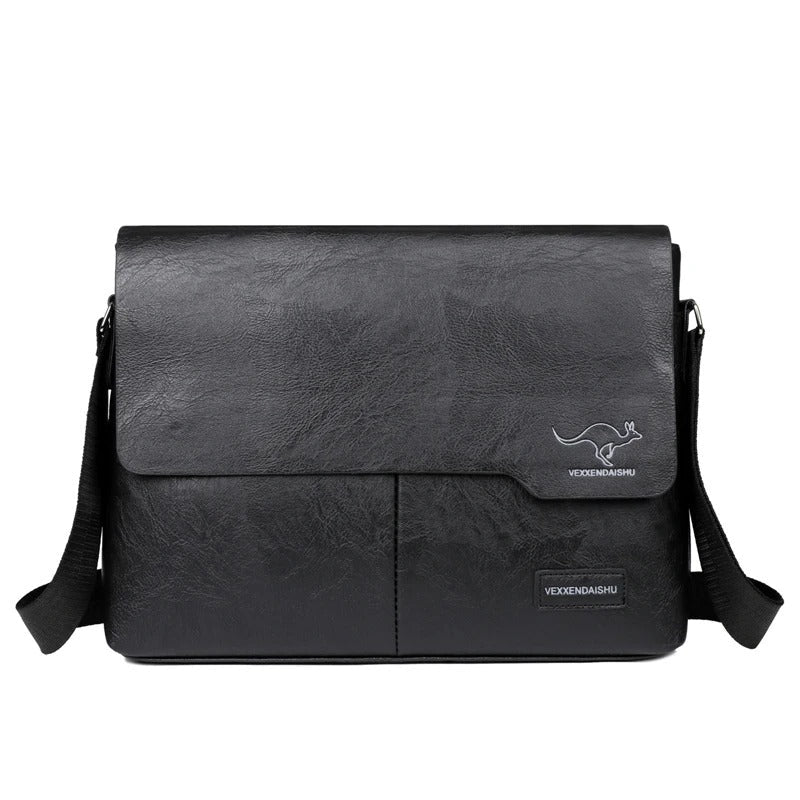 RustMark Leather Messenger - Harren Cole