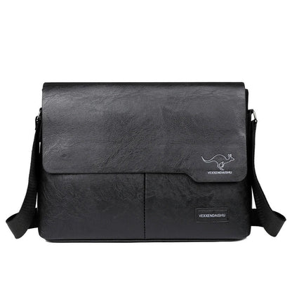 RustMark Leather Messenger - Harren Cole