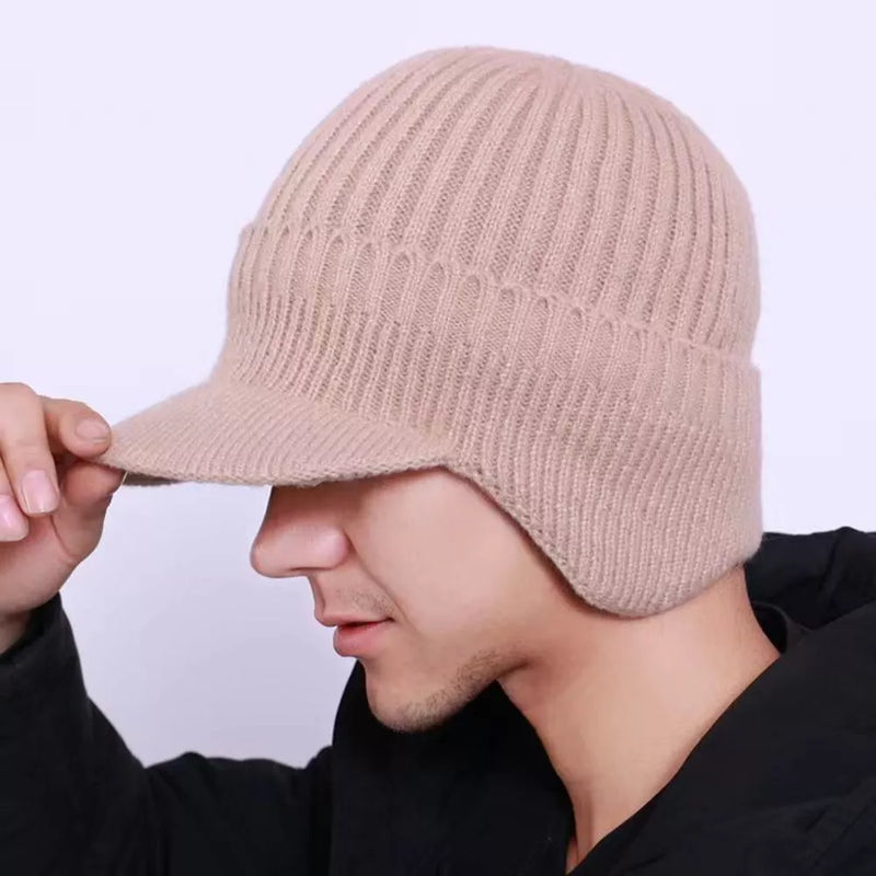 SnugEar Beanie | Outdoor Elastisch Warm Ohrenwärmer Strickmütze