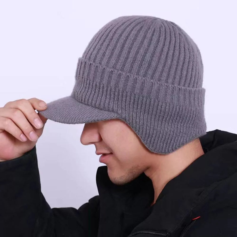 SnugEar Beanie | Outdoor Elastisch Warm Ohrenwärmer Strickmütze