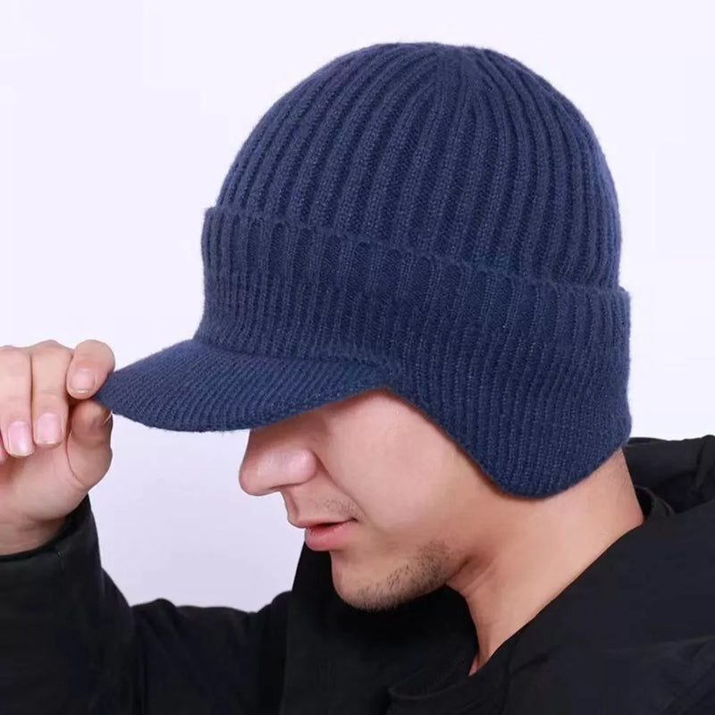 SnugEar Beanie | Outdoor Elastisch Warm Ohrenwärmer Strickmütze