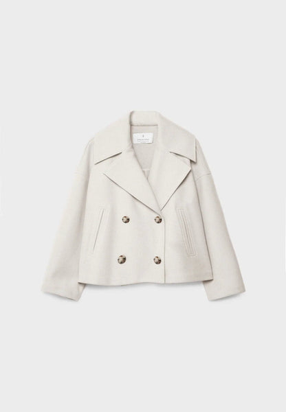 Schicke zweireihige kurze Jacke - Livezo