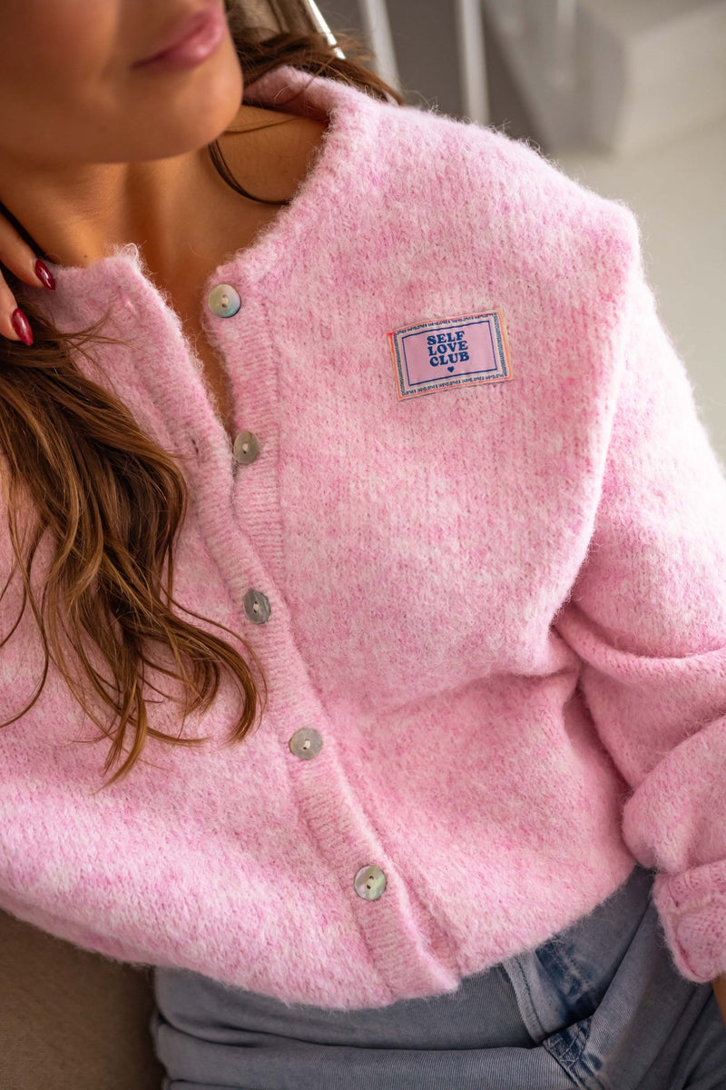 Schicker rosa gesteppter Cardigan für Lagen - Looks - Livezo