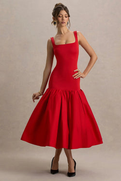 Schickes Damen - Elegantes Midikleid - Livezo