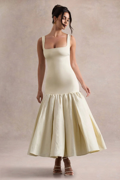 Schickes Damen - Elegantes Midikleid - Livezo