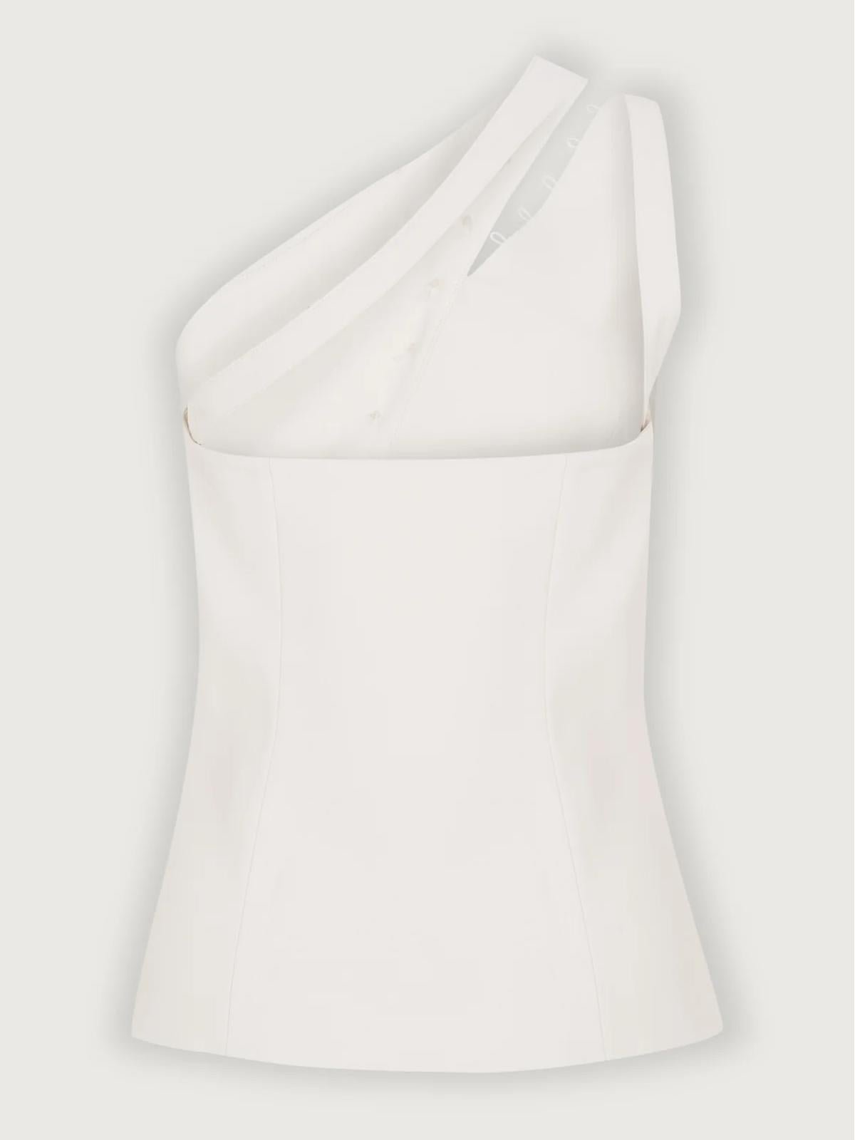 Schickes One - Shoulder - Top mit Knopfdetail - Livezo