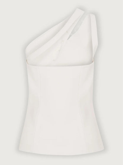 Schickes One - Shoulder - Top mit Knopfdetail - Livezo