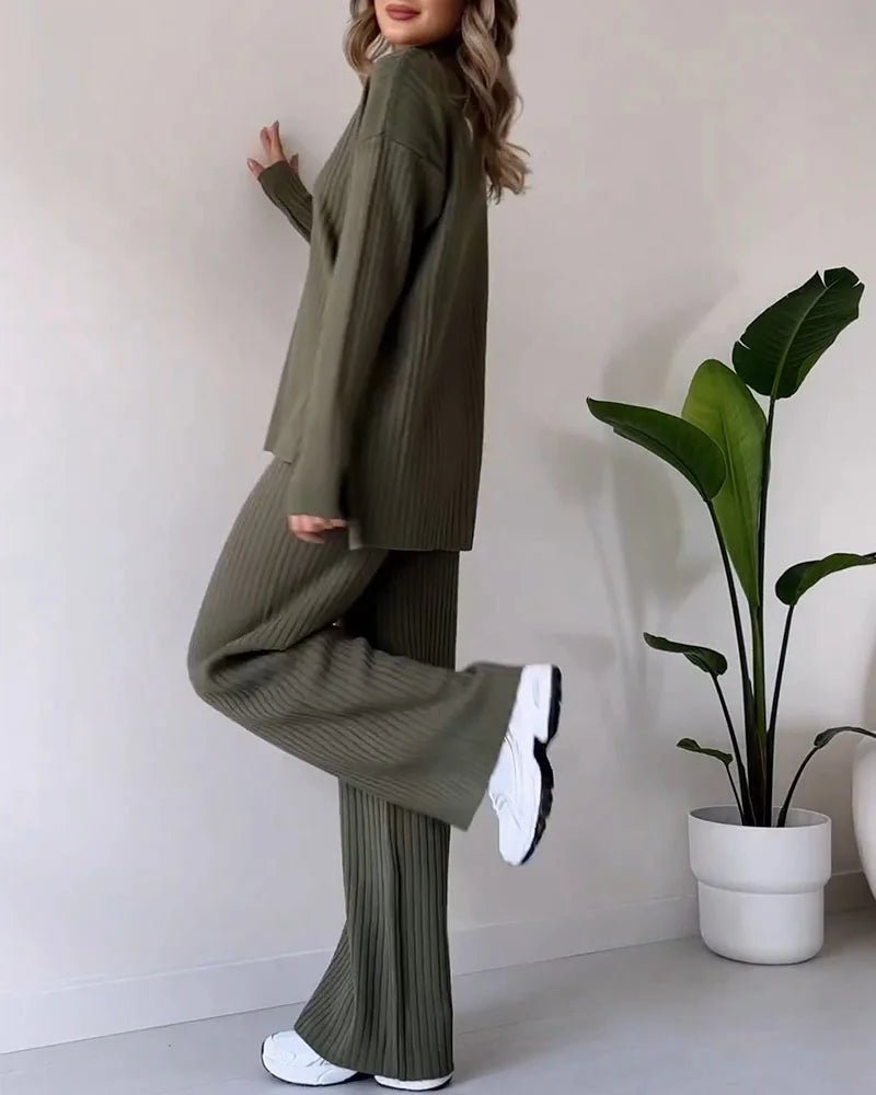 Schickes zweiteiliges Set mit Schlitz für lässigen Alltagsstil - Livezo