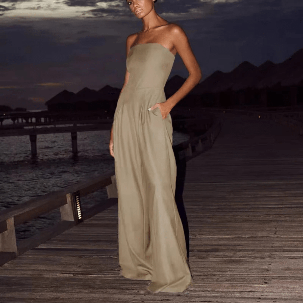 Schmeichelhafter stilvoller Jumpsuit für Damen - Livezo