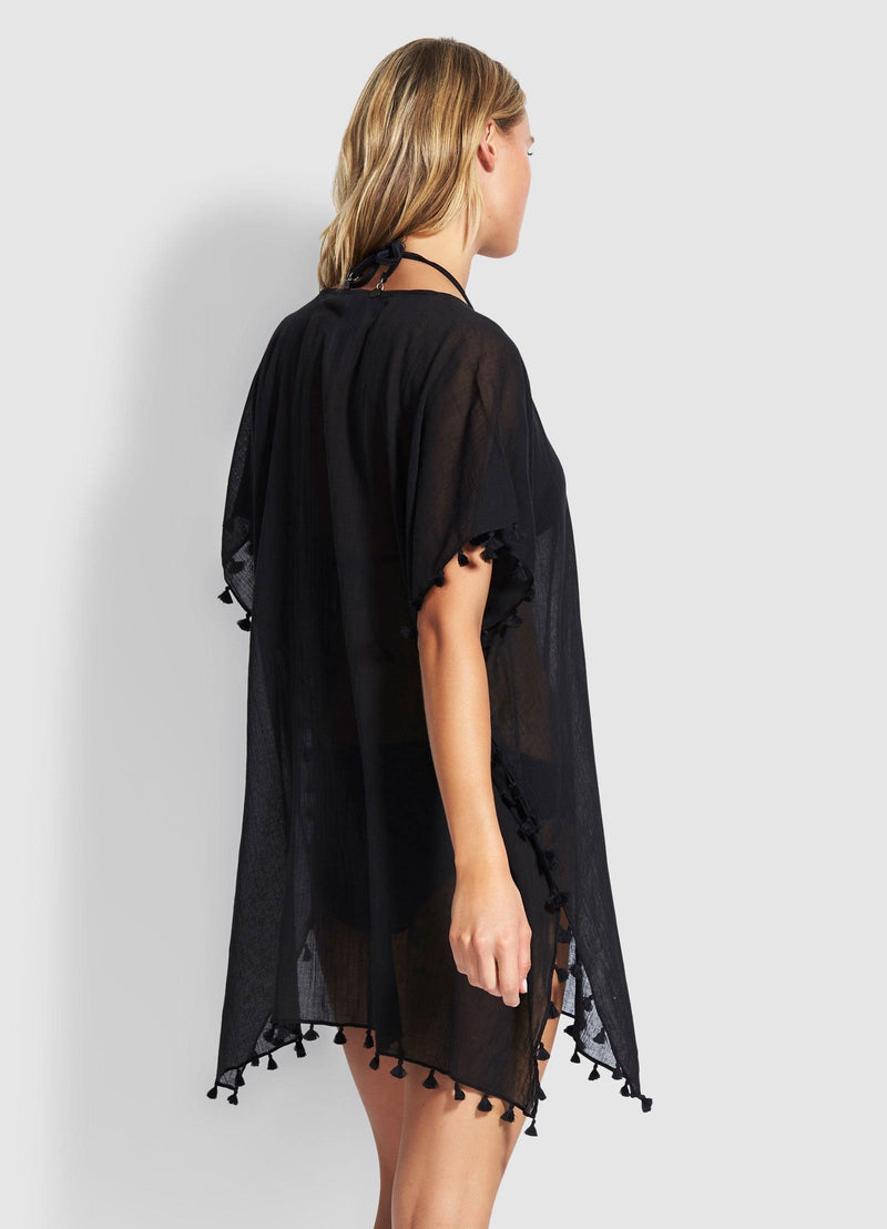 Leichter Badebekleidungs-Cover-Up aus Polyester