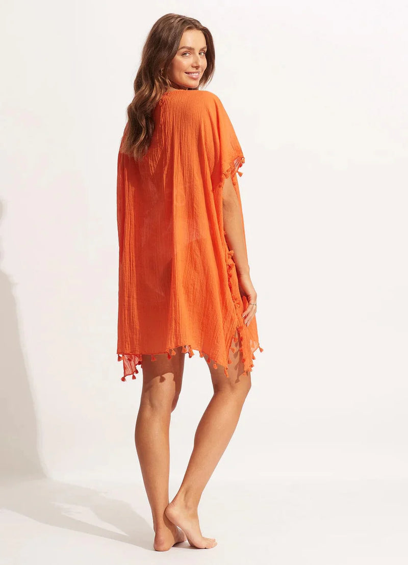 Leichter Badebekleidungs-Cover-Up aus Polyester