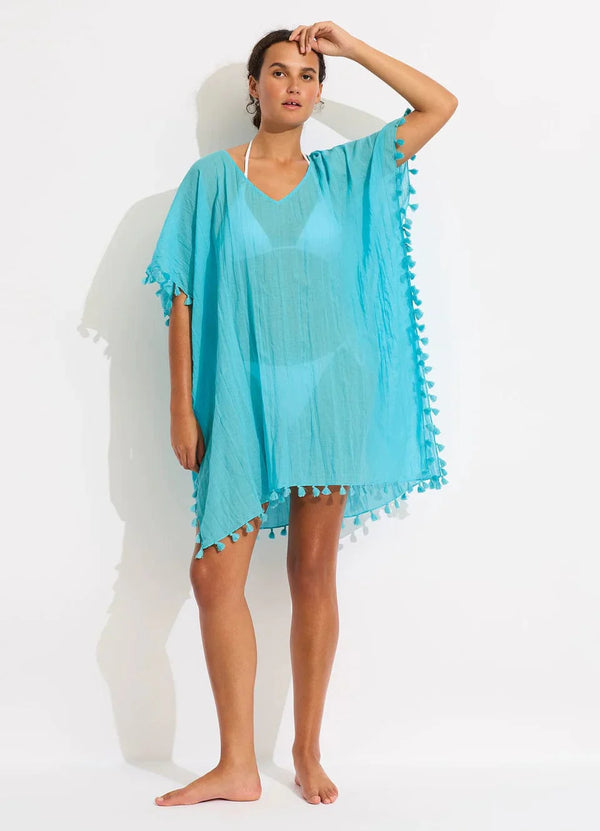 Leichter Badebekleidungs-Cover-Up aus Polyester