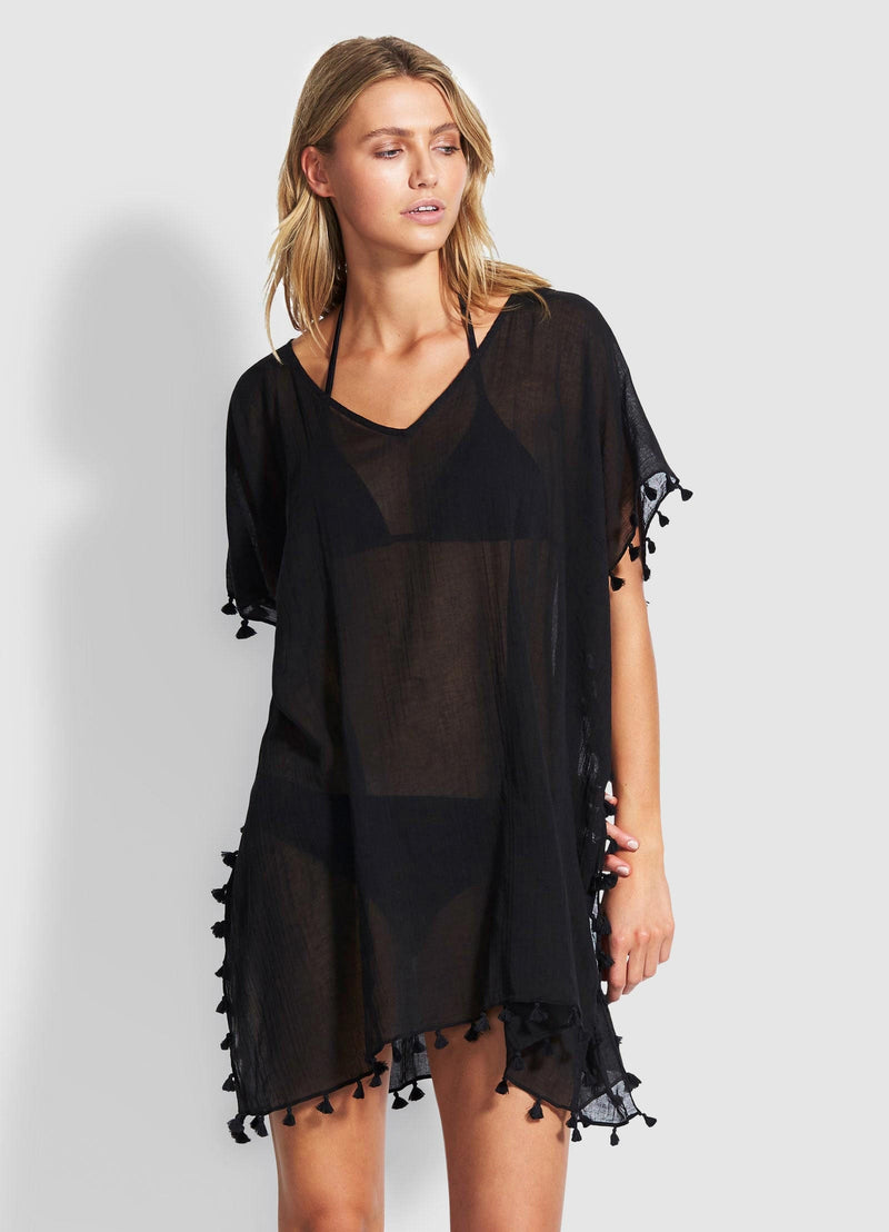 Leichter Badebekleidungs-Cover-Up aus Polyester