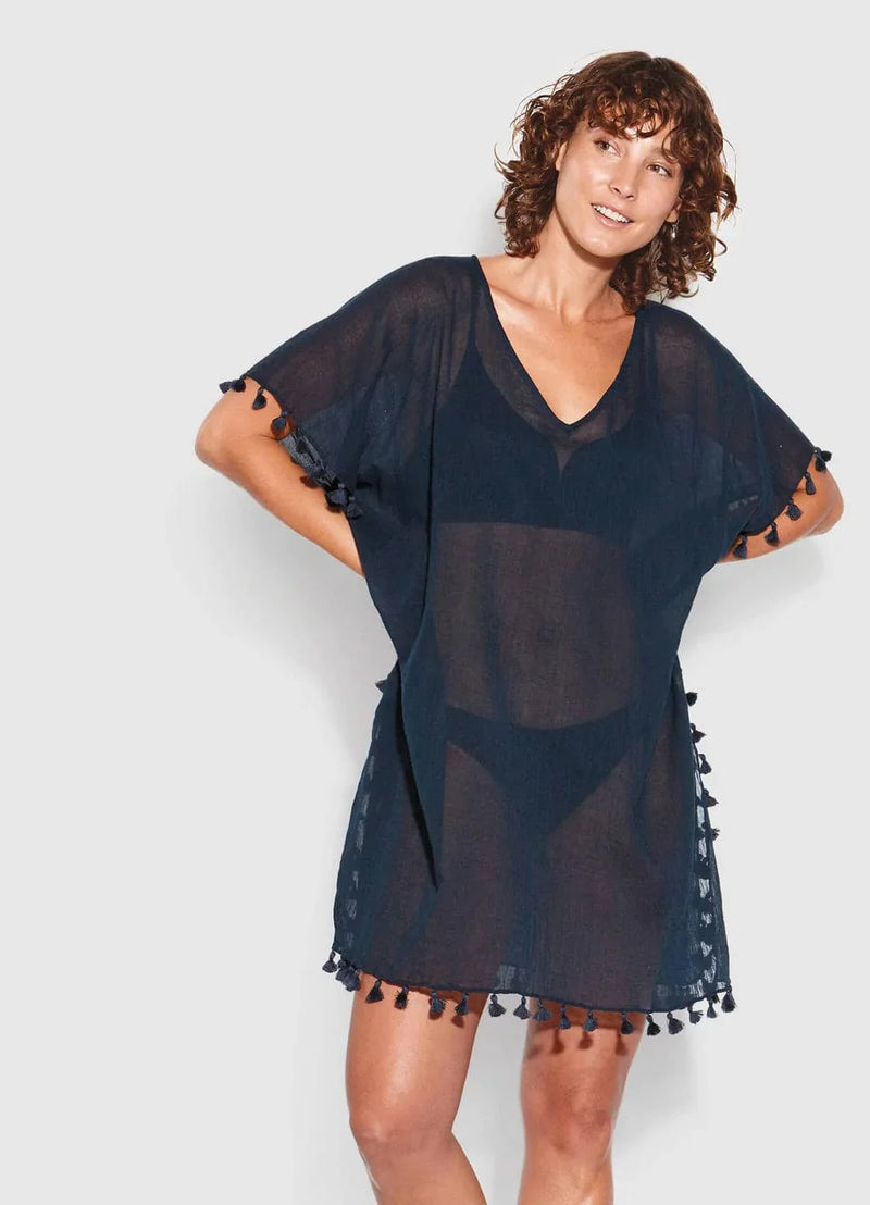 Leichter Badebekleidungs-Cover-Up aus Polyester