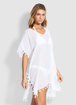 Leichter Badebekleidungs-Cover-Up aus Polyester