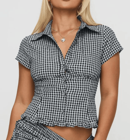 Seidig Locker Geschnittene Bluse für Mühelosen Alltags - Chic - Livezo