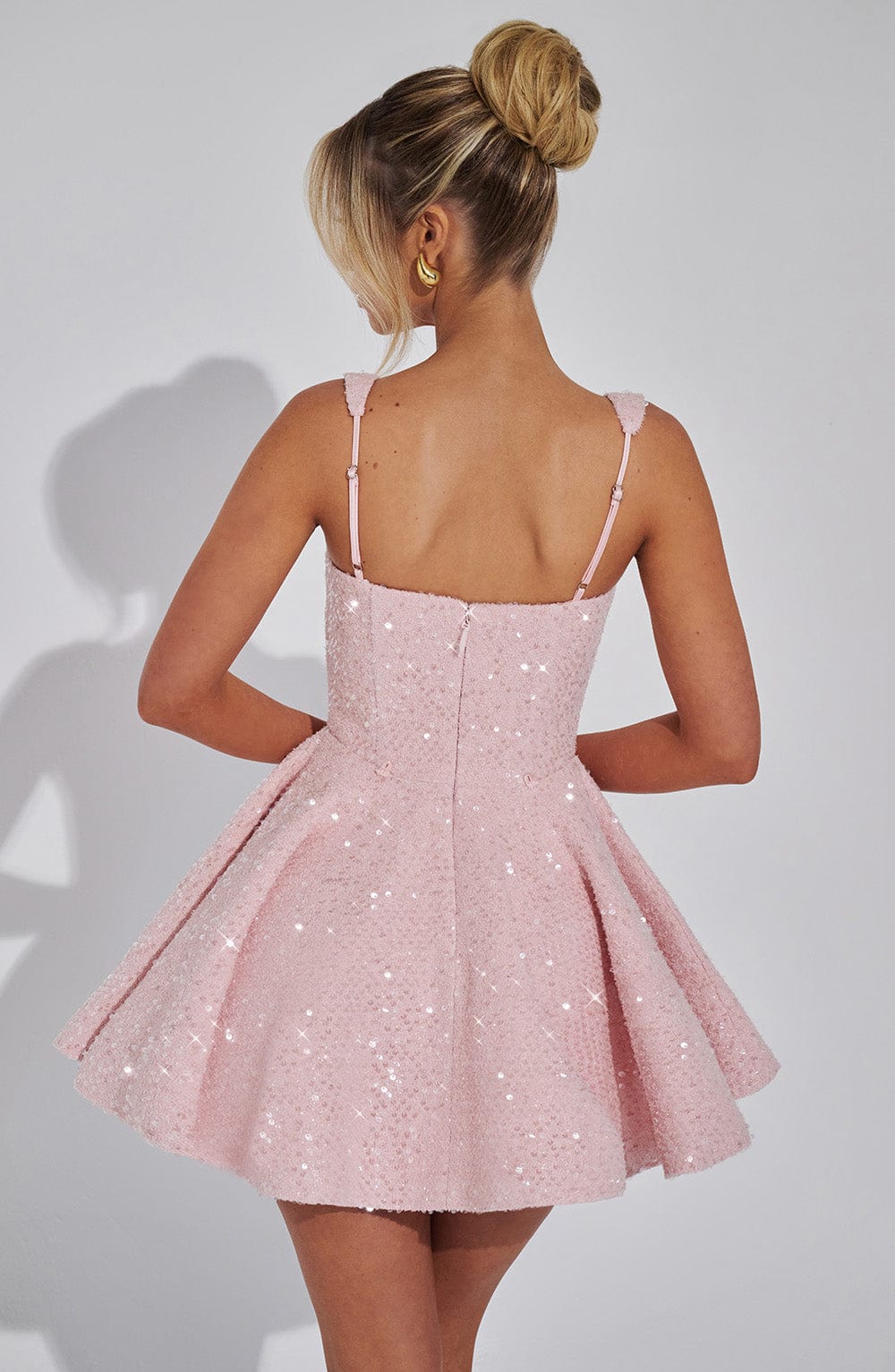 Seraphina | Ballerina Blush Mini Kleid - Livezo