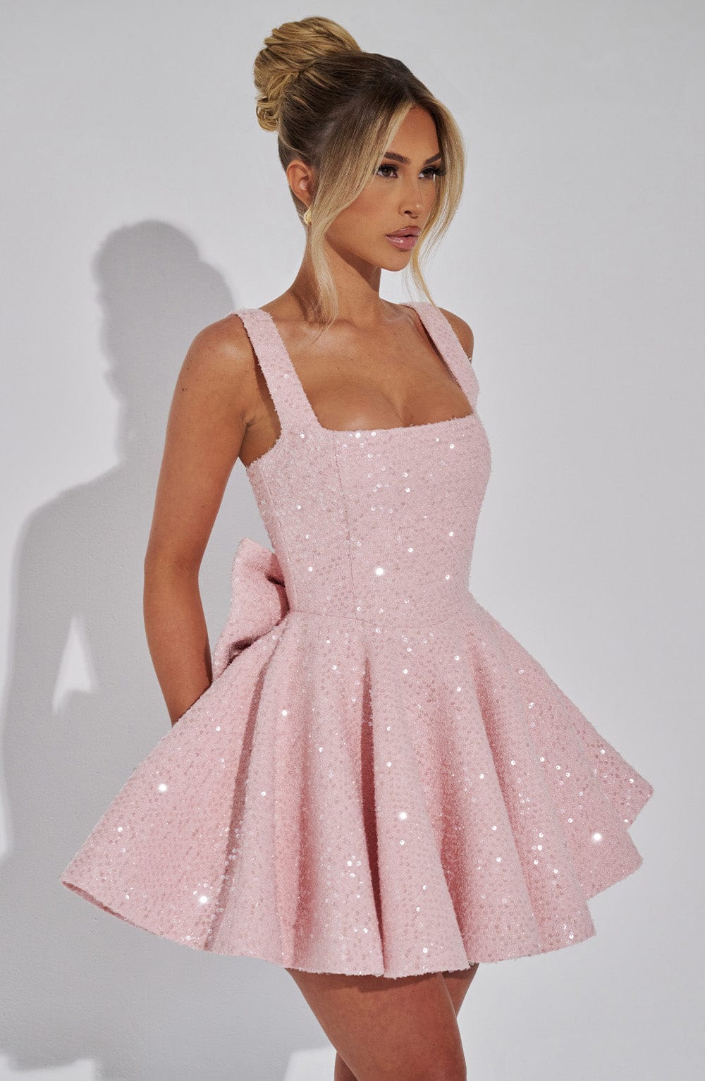 Seraphina | Ballerina Blush Mini Kleid - Livezo