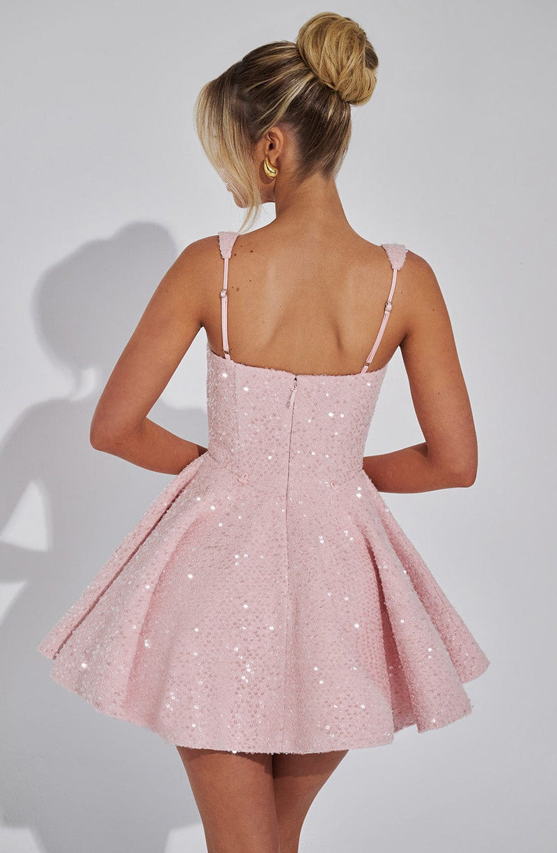 Seraphina | Ballerina Blush Mini Kleid - Livezo